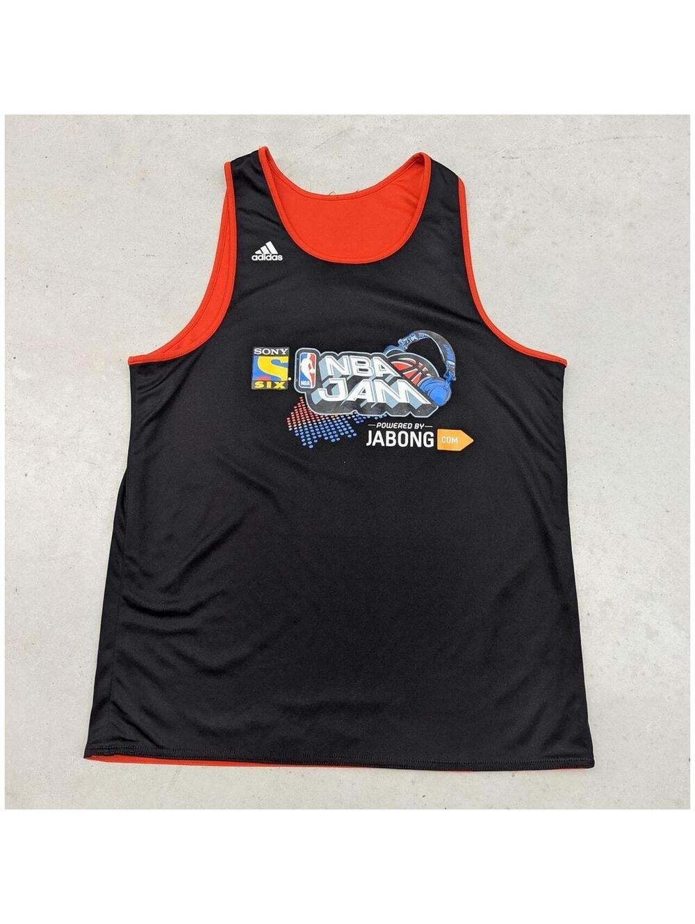 Adidas NBA Jam Sony Six Broadcaster reversible jersey